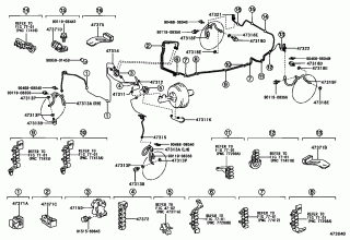 BRAKE TUBE & CLAMP 1